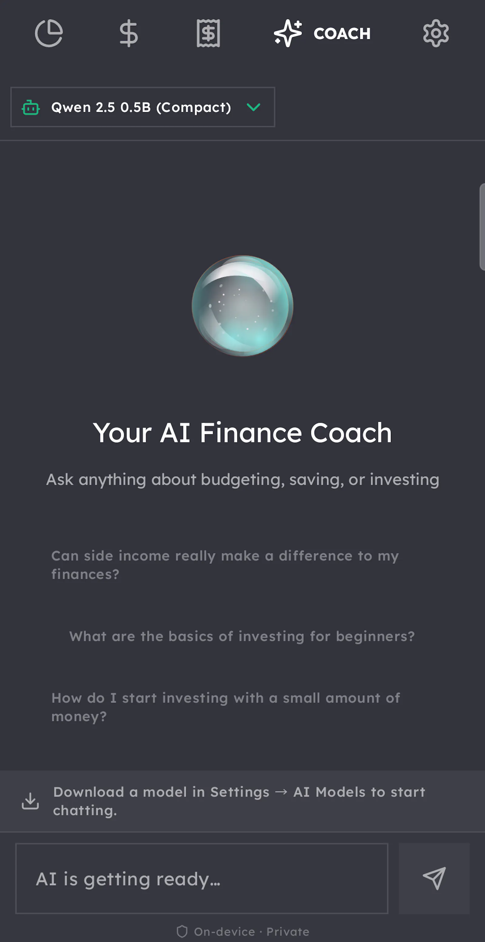 Fainto: Private Budget Tracker screenshot 7