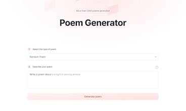 AI Poem Generator gallery image