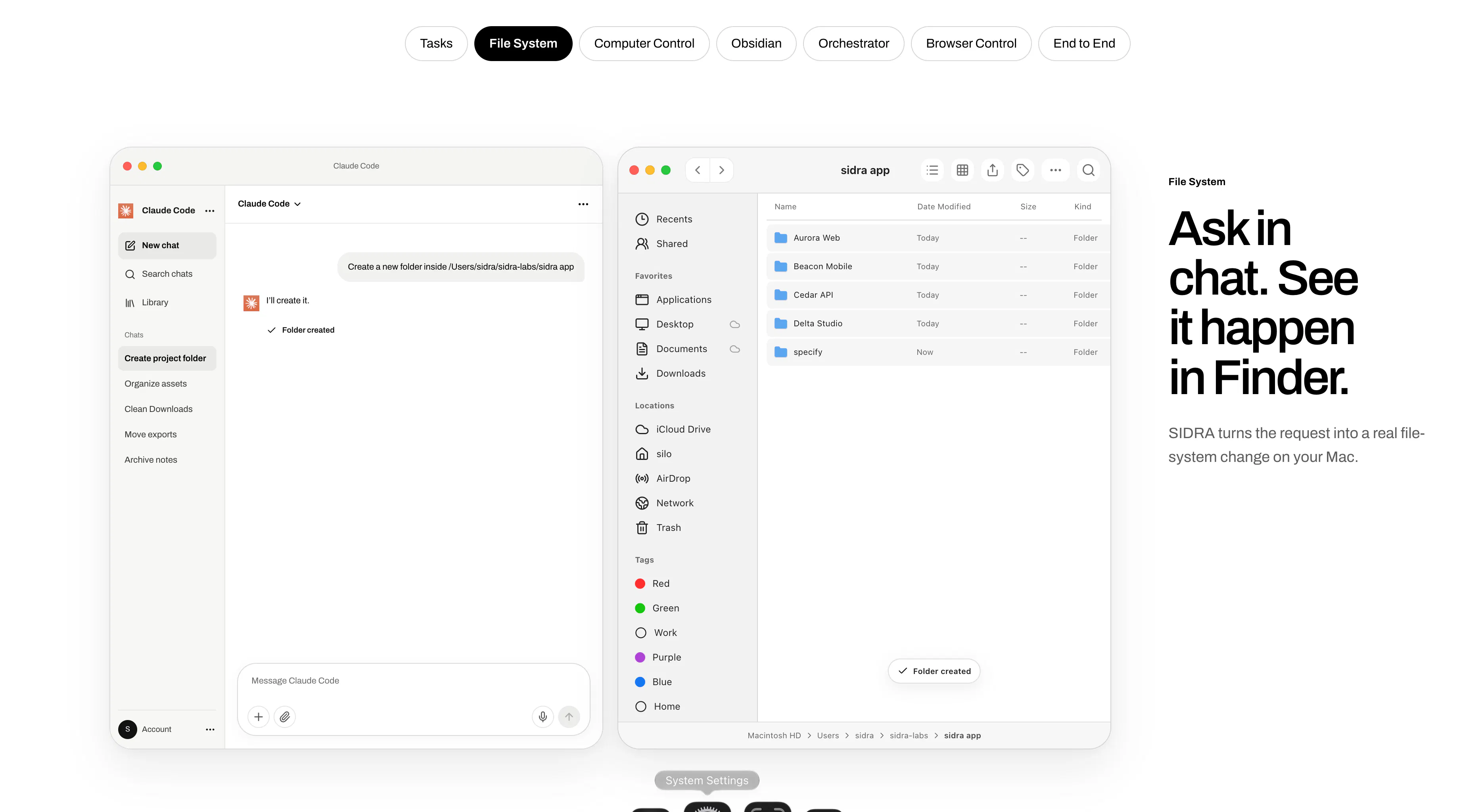 SIDRA OS gallery image