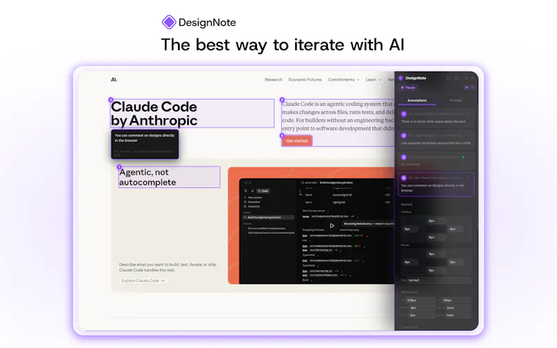 DesignNote screenshot 2