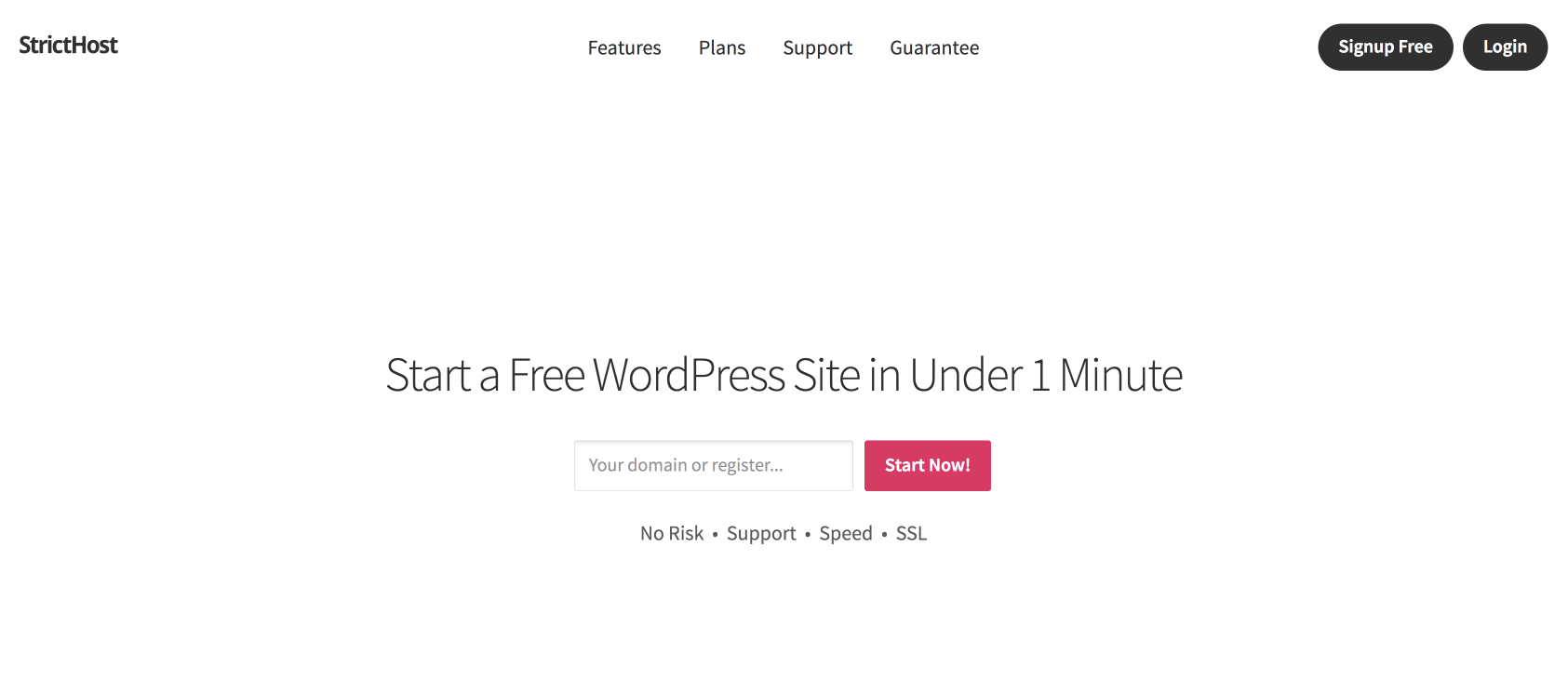 StrictHost - WordPress Hosting gallery image
