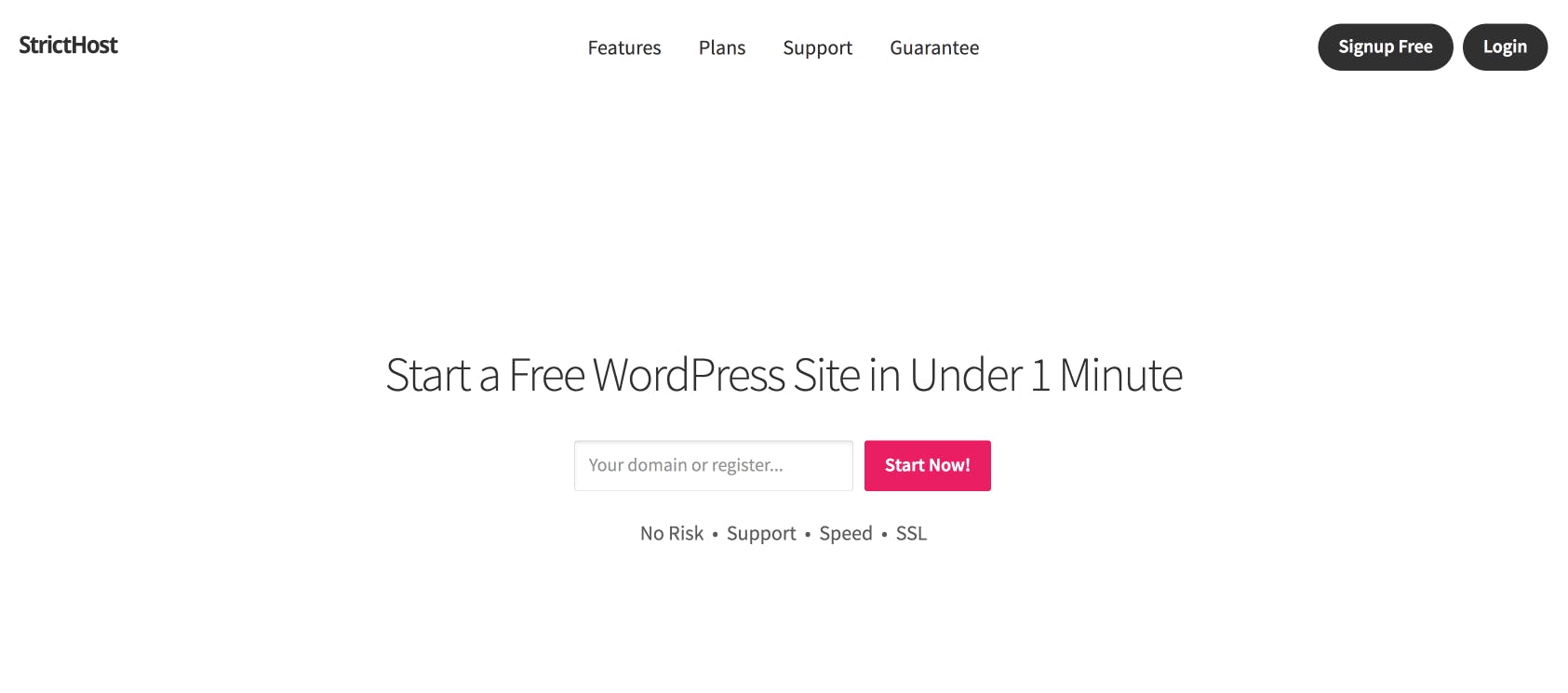 StrictHost - WordPress Hosting media 1