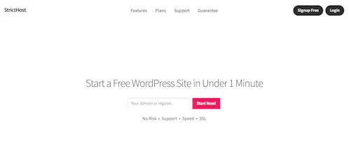 StrictHost - WordPress Hosting gallery image