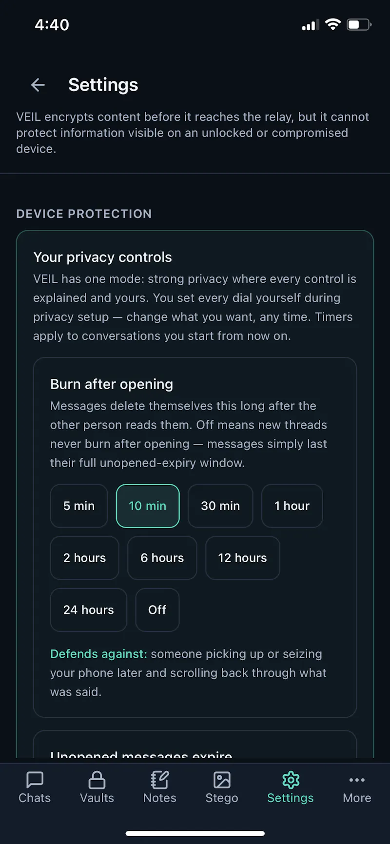 VEIL - More than Encrypted Messaging screenshot 24