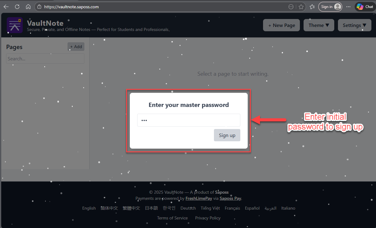 VaultNote App gallery image