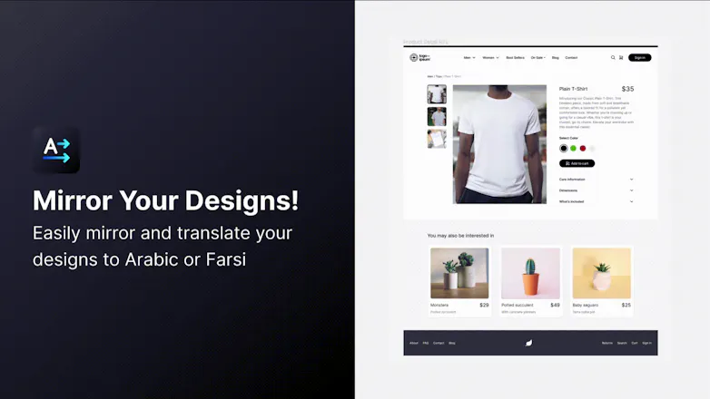 RTL Layout - Figma Plugin gallery image