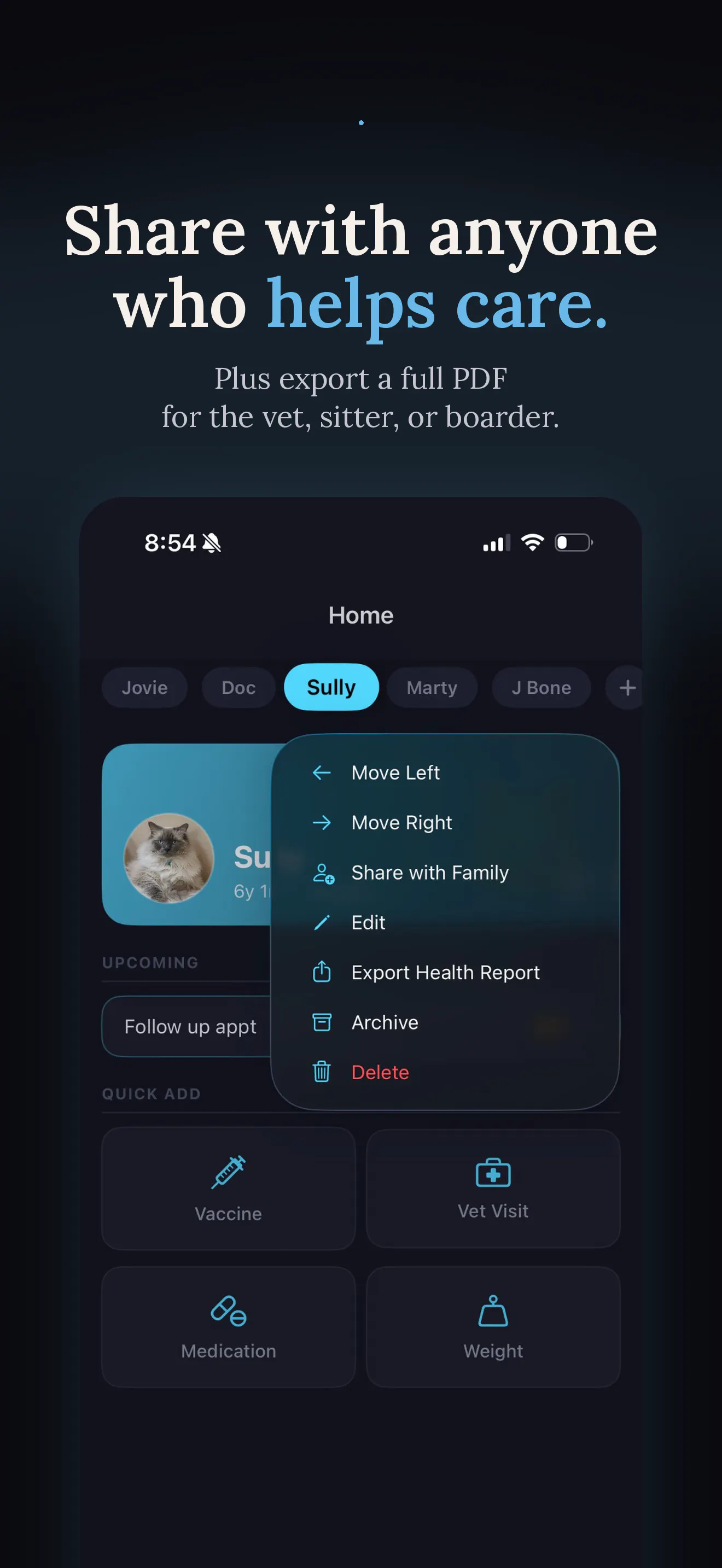 Nudge - Pet Care Tracker 제품 배너