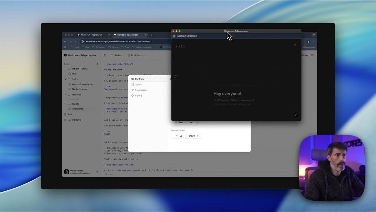 Markdown Teleprompter gallery image