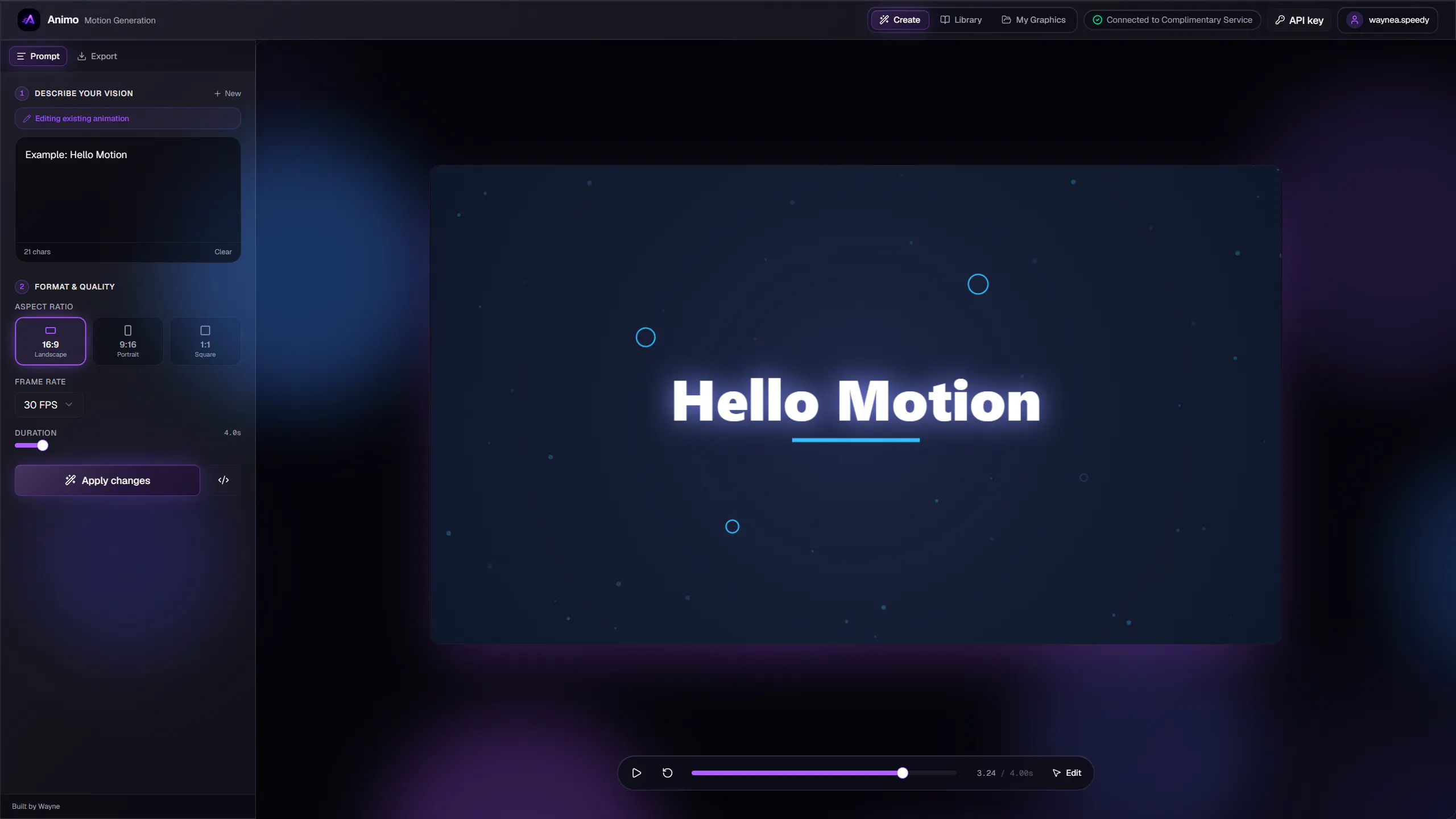 Animo - Motion Generation gallery image