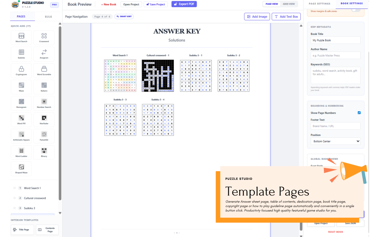 Puzzle Studio - Screenshot 5 showing product features and functionality