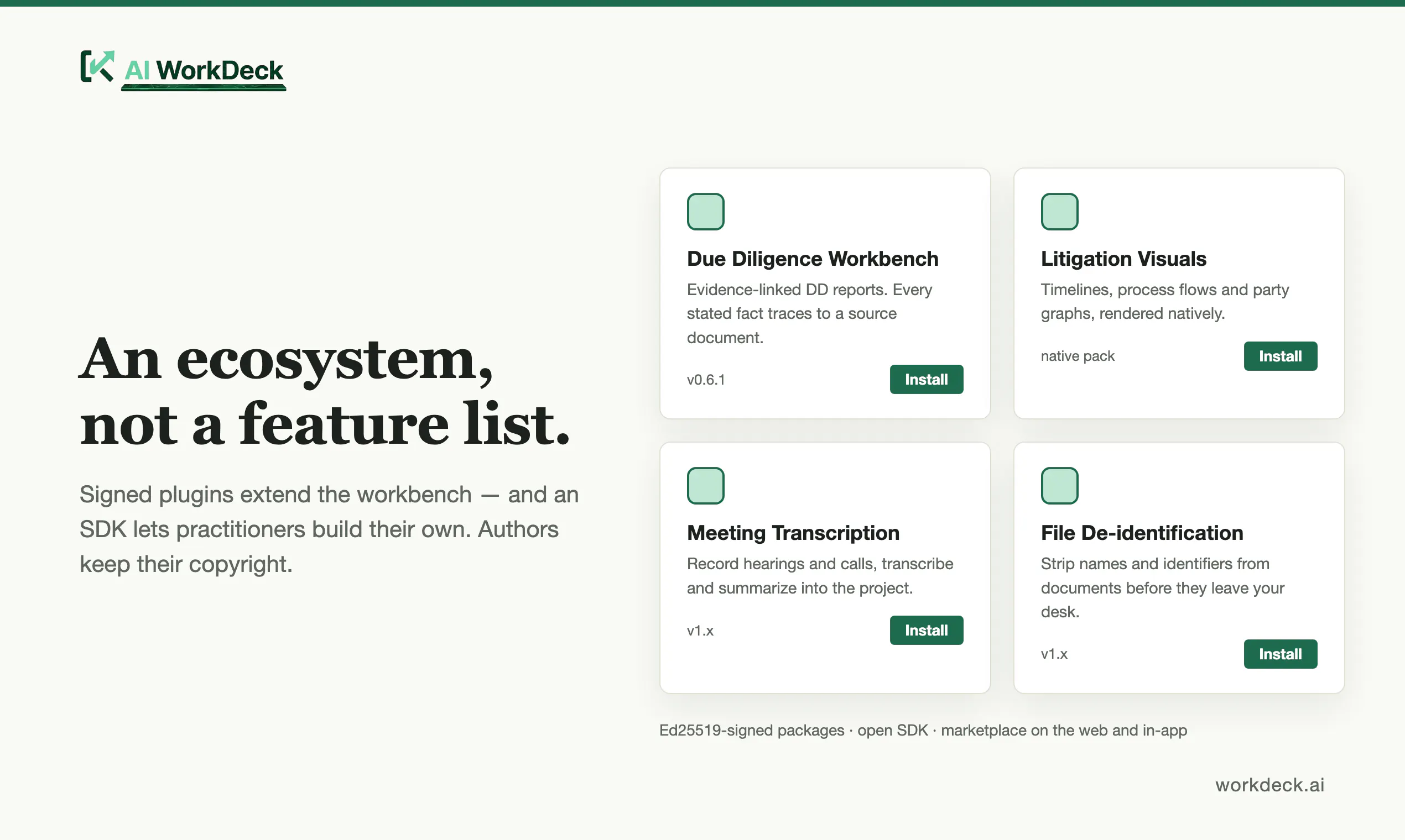 AI WorkDeck gallery image