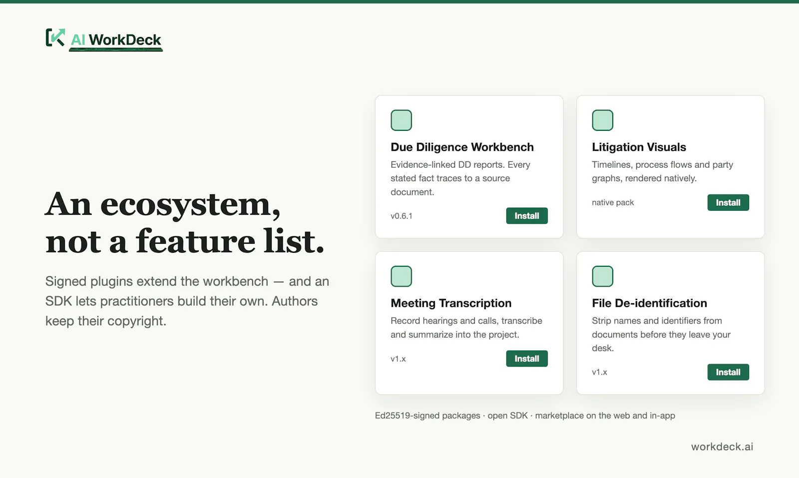 AI WorkDeck screenshot 4