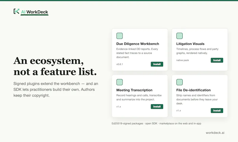 AI WorkDeck screenshot 4