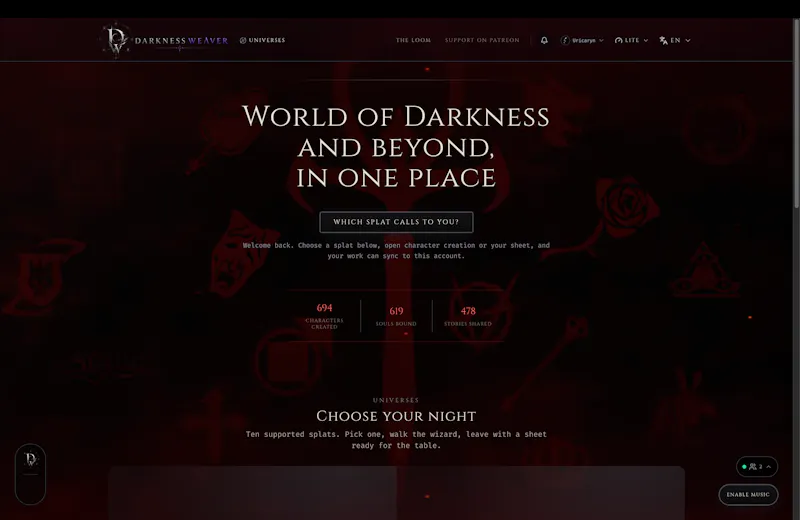 Darkness Weaver screenshot 2
