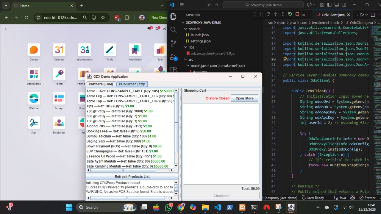 ODXProxy: Secure API Gateway for Odoo - Screenshot 4 showing product features and functionality