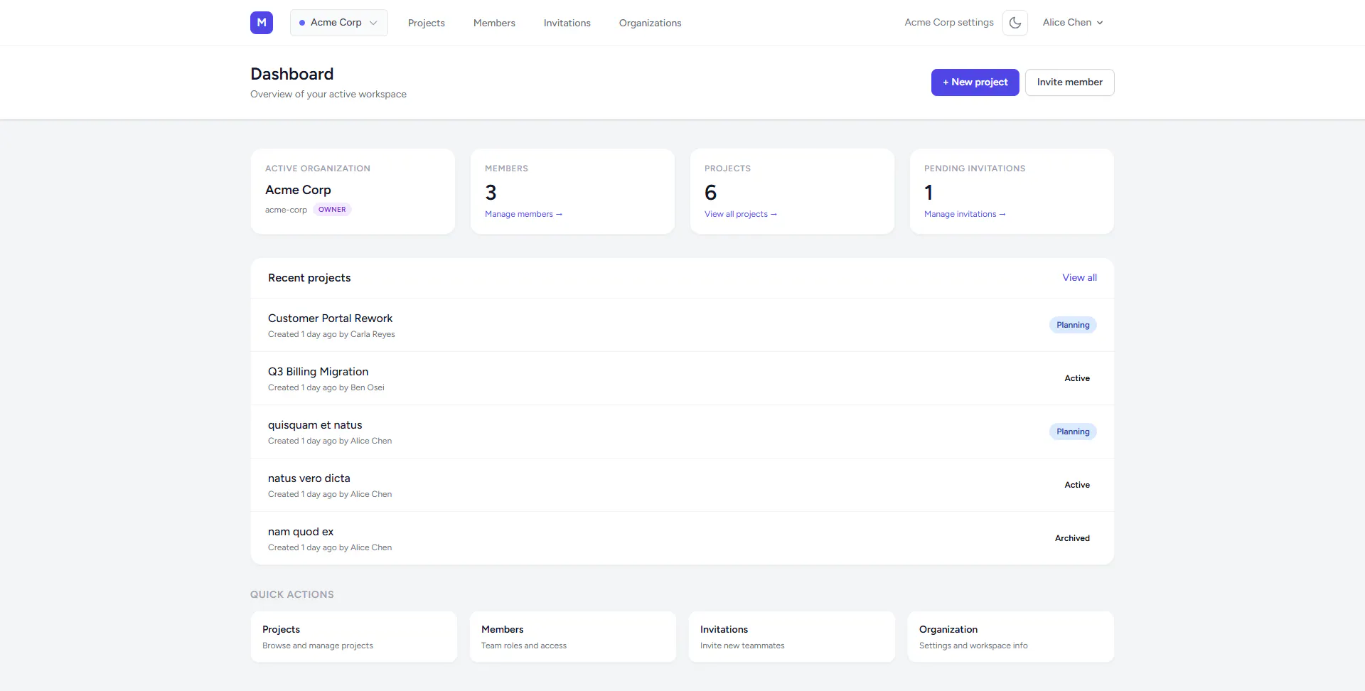Laravel Multi-Tenant SaaS Starter Kit gallery image