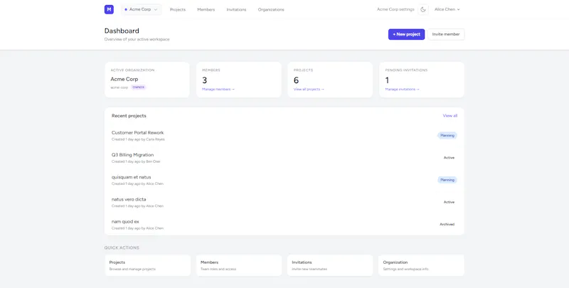Laravel Multi-Tenant SaaS Starter Kit screenshot 4