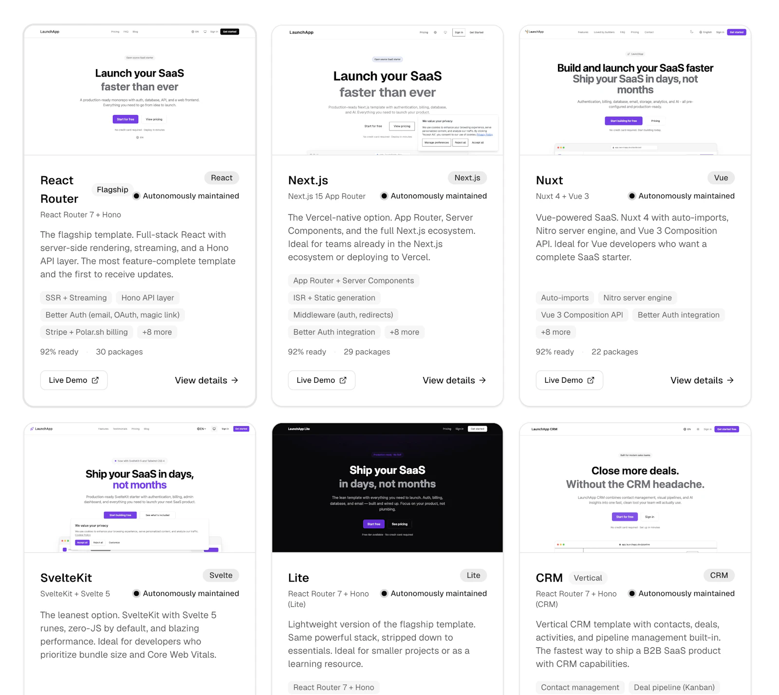 LaunchApp AI Starter Templates screenshot 1