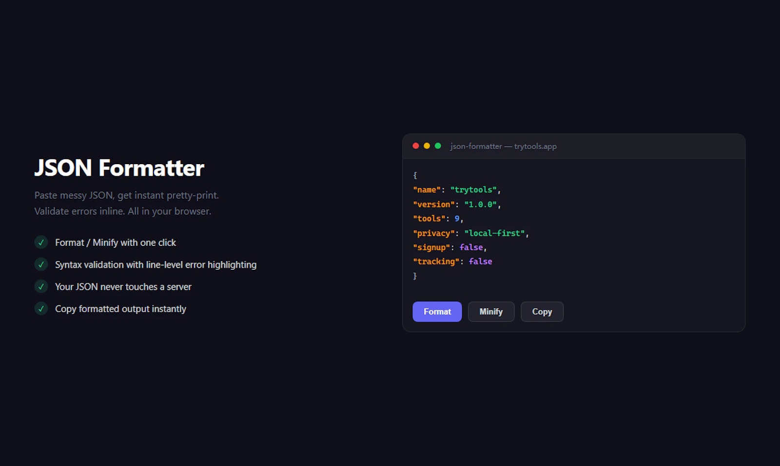 TryTools screenshot 1