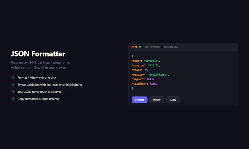 TryTools screenshot 1