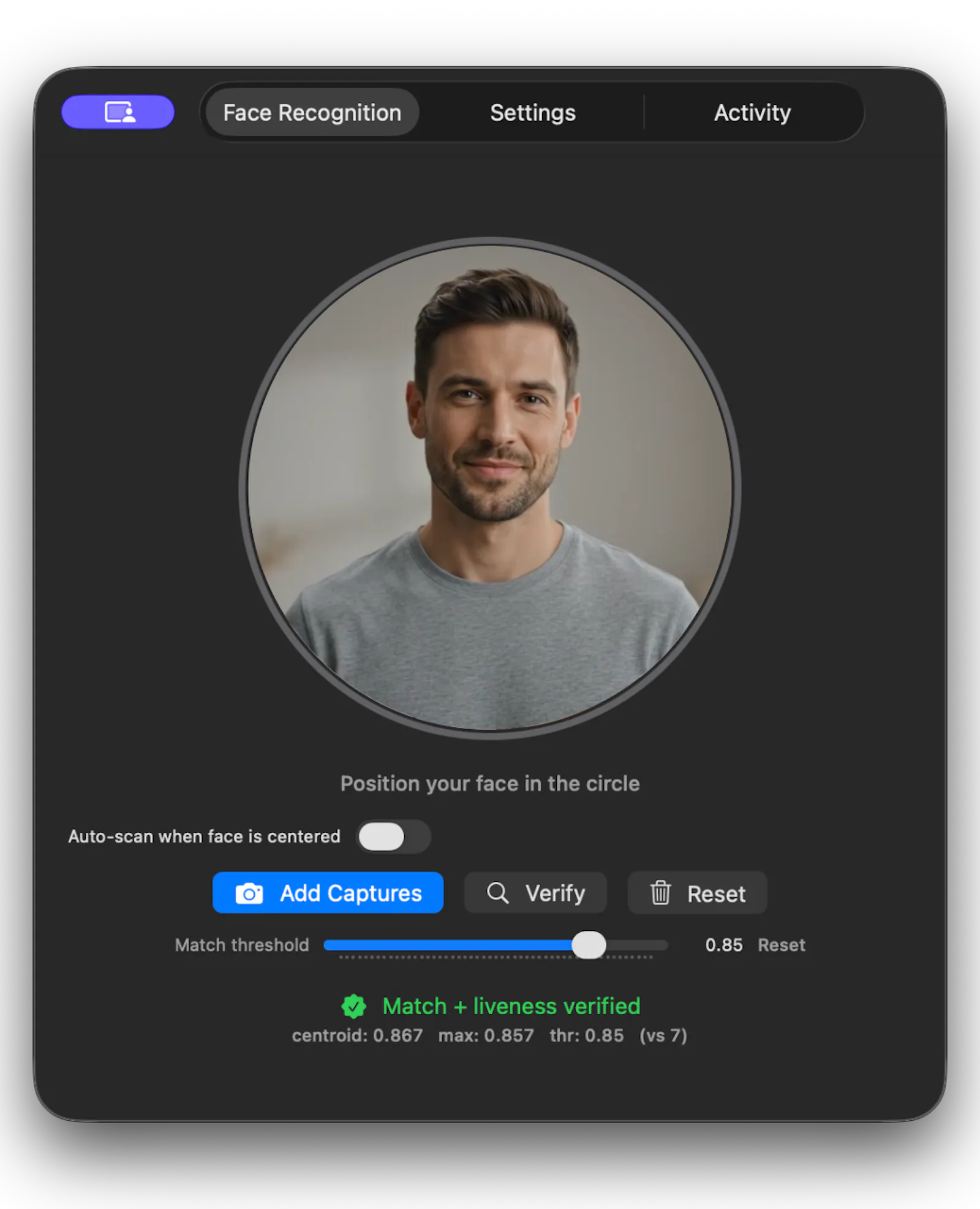 FaceUnlock screenshot 2