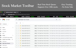 Stock Market Toolbar - Real Time Tracker media 3