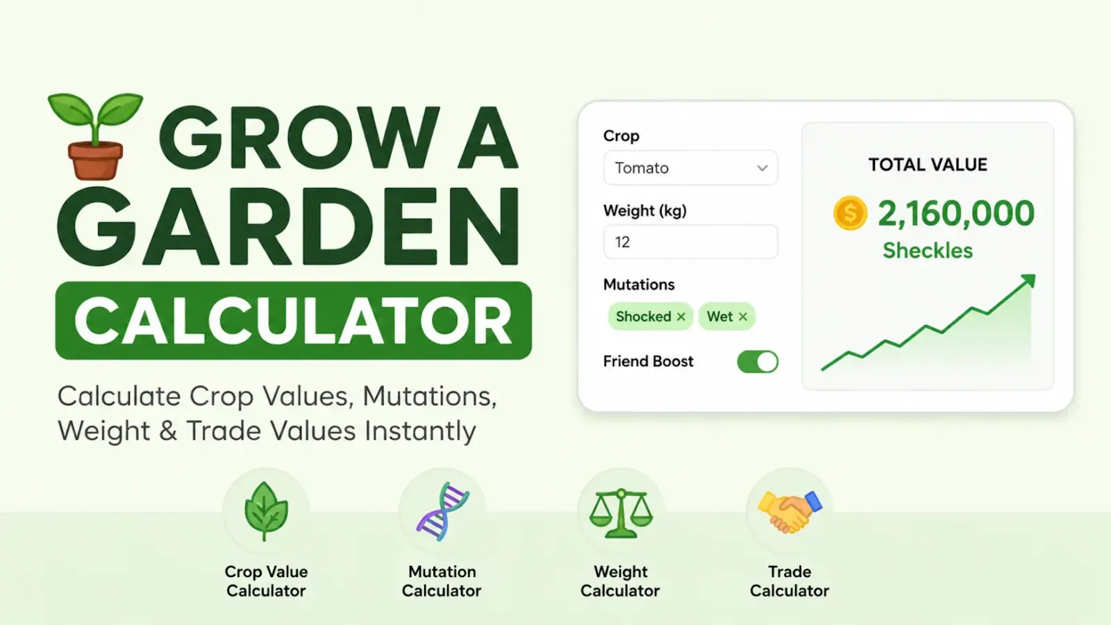 Grow A Garden Calculator screenshot 1