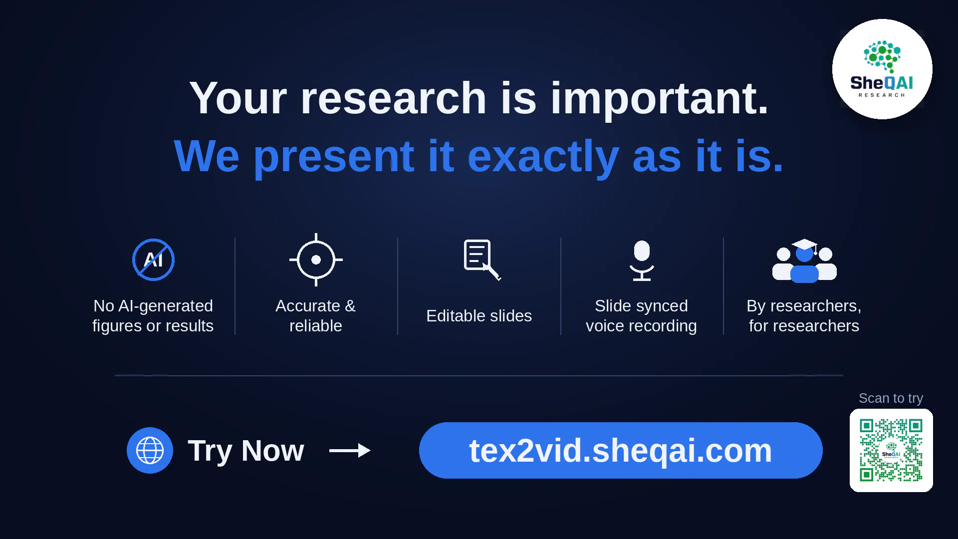 TeX2Vid: Convert papers into videos gallery image