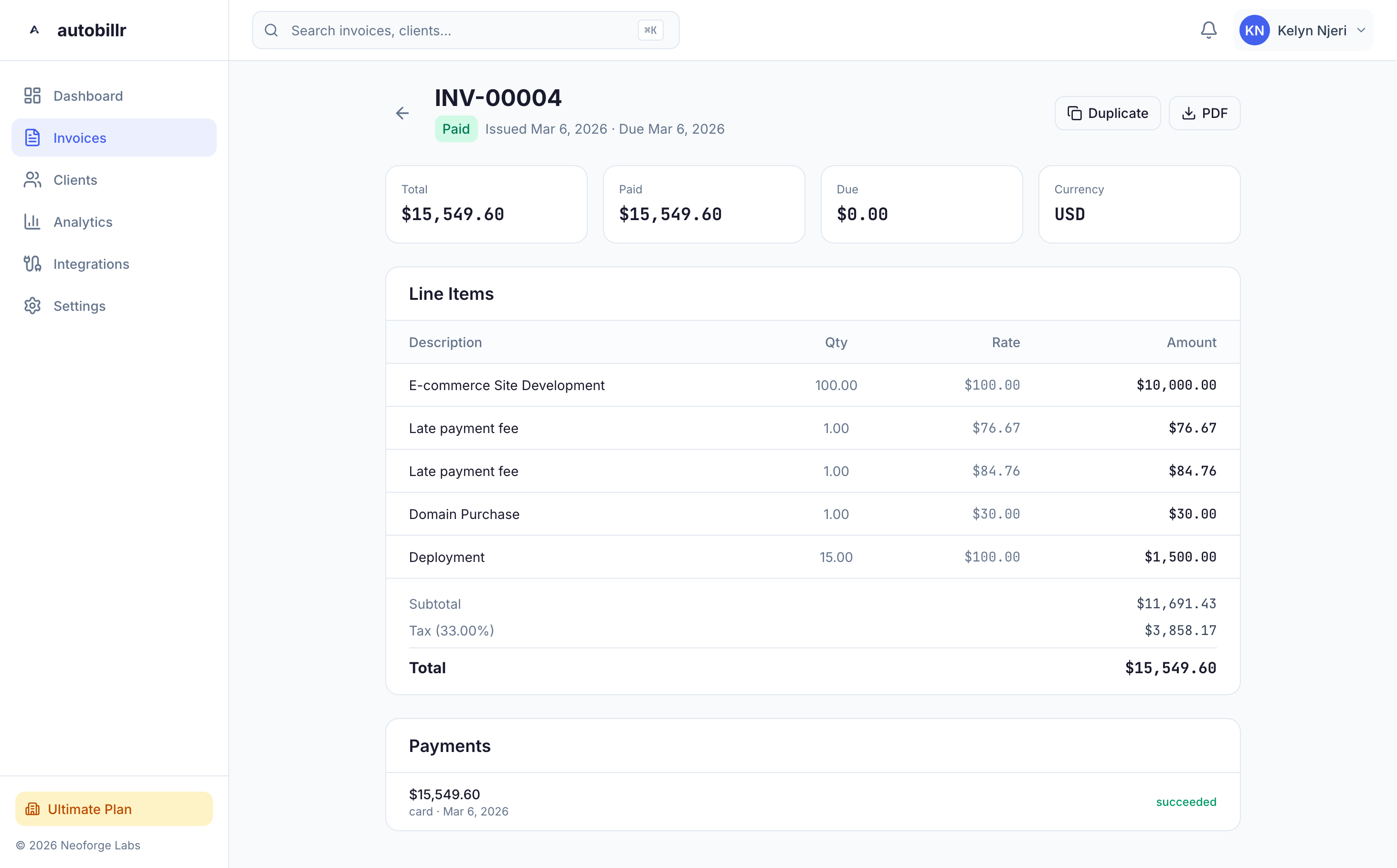 Autobillr gallery image