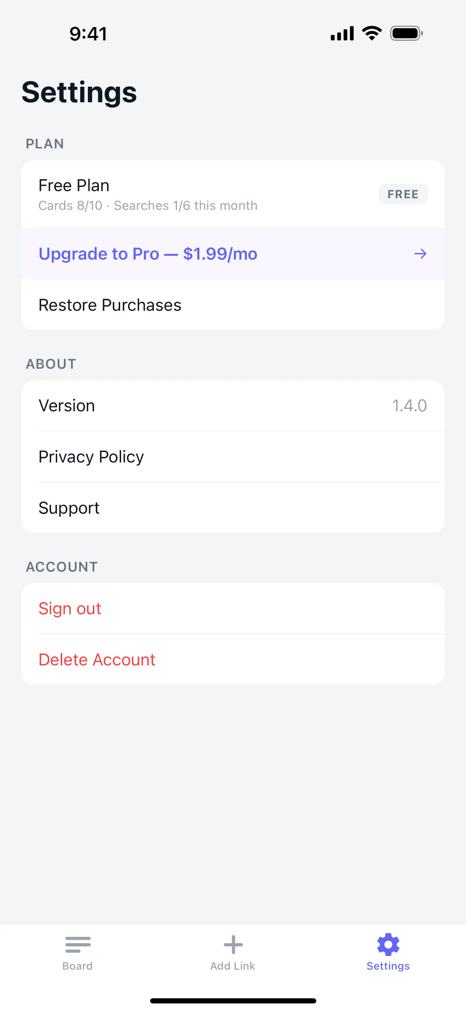 ToDoLinks screenshot 3