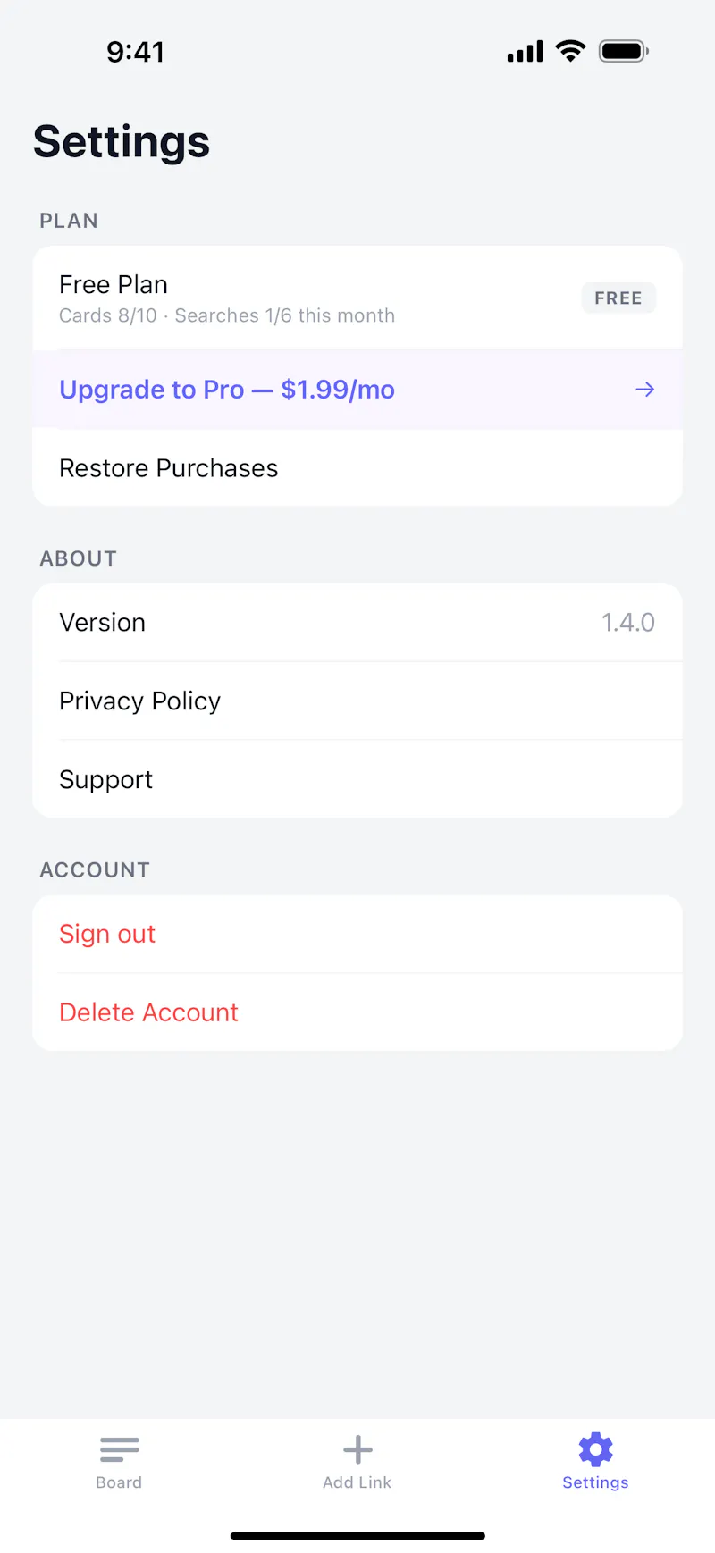 ToDoLinks screenshot 3