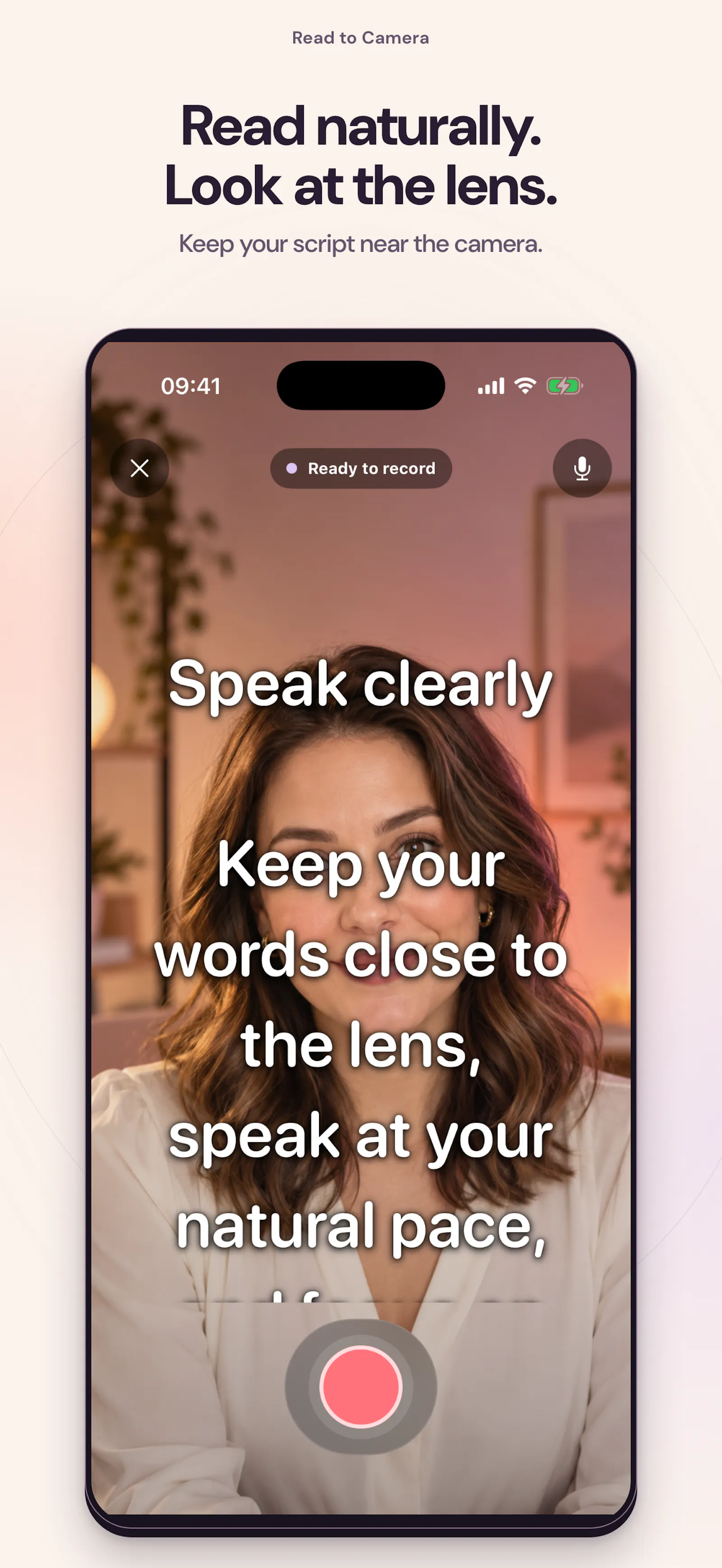 Teleprompter: Read to Camera screenshot 1