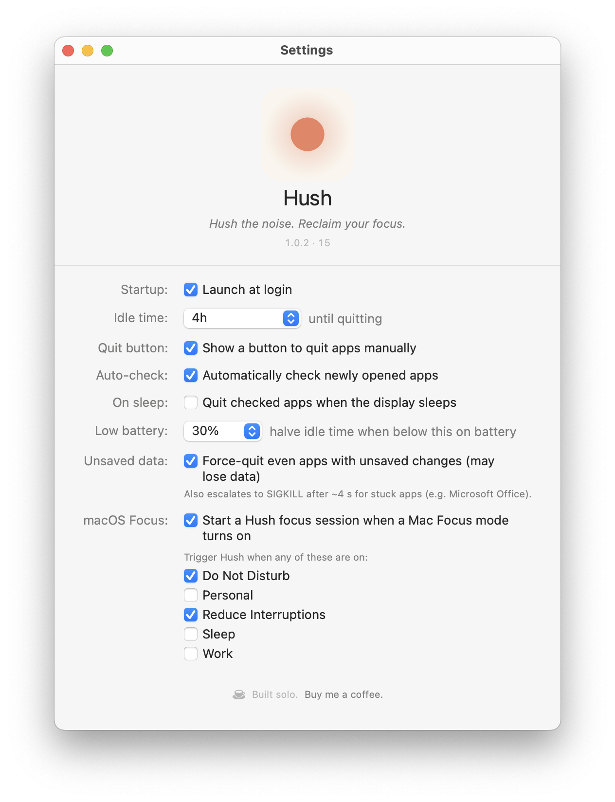 Hush gallery image