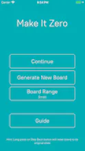 Make It Zero - Board Game gallery image