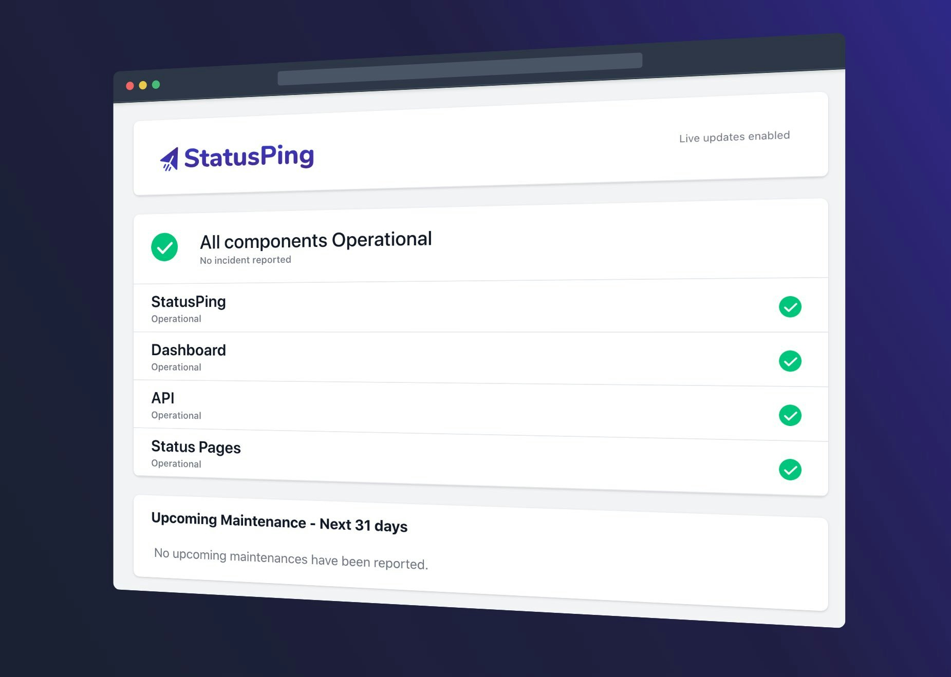 StatusPing gallery image