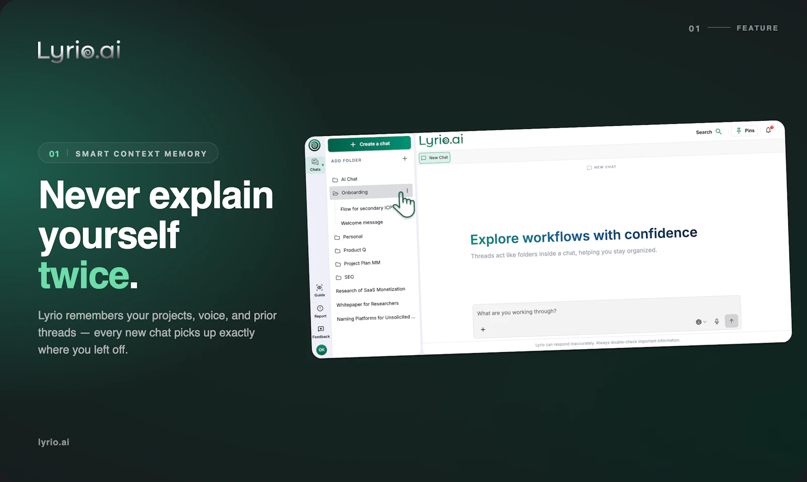Lyrio AI Workspace screenshot 3
