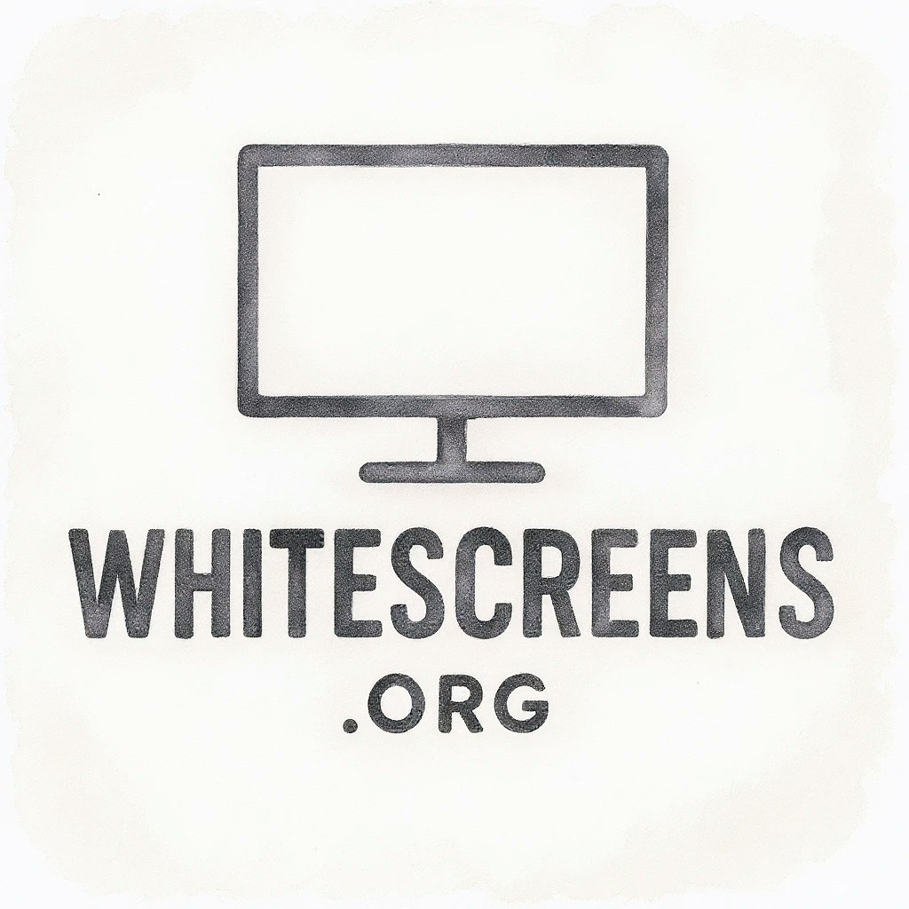 White Screen Tool logo