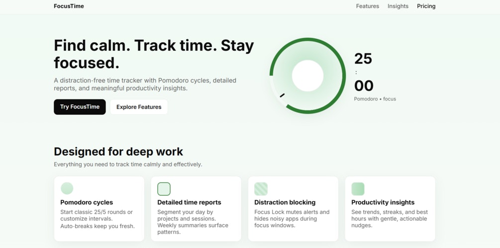 Landing page modern  - Screenshot 3 showing product features and functionality