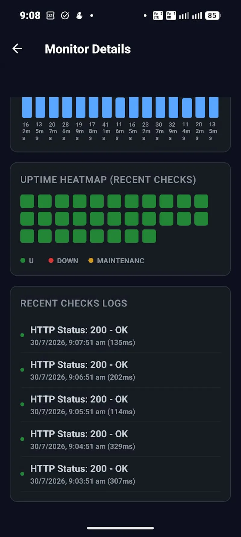 UptimeBunny screenshot 1