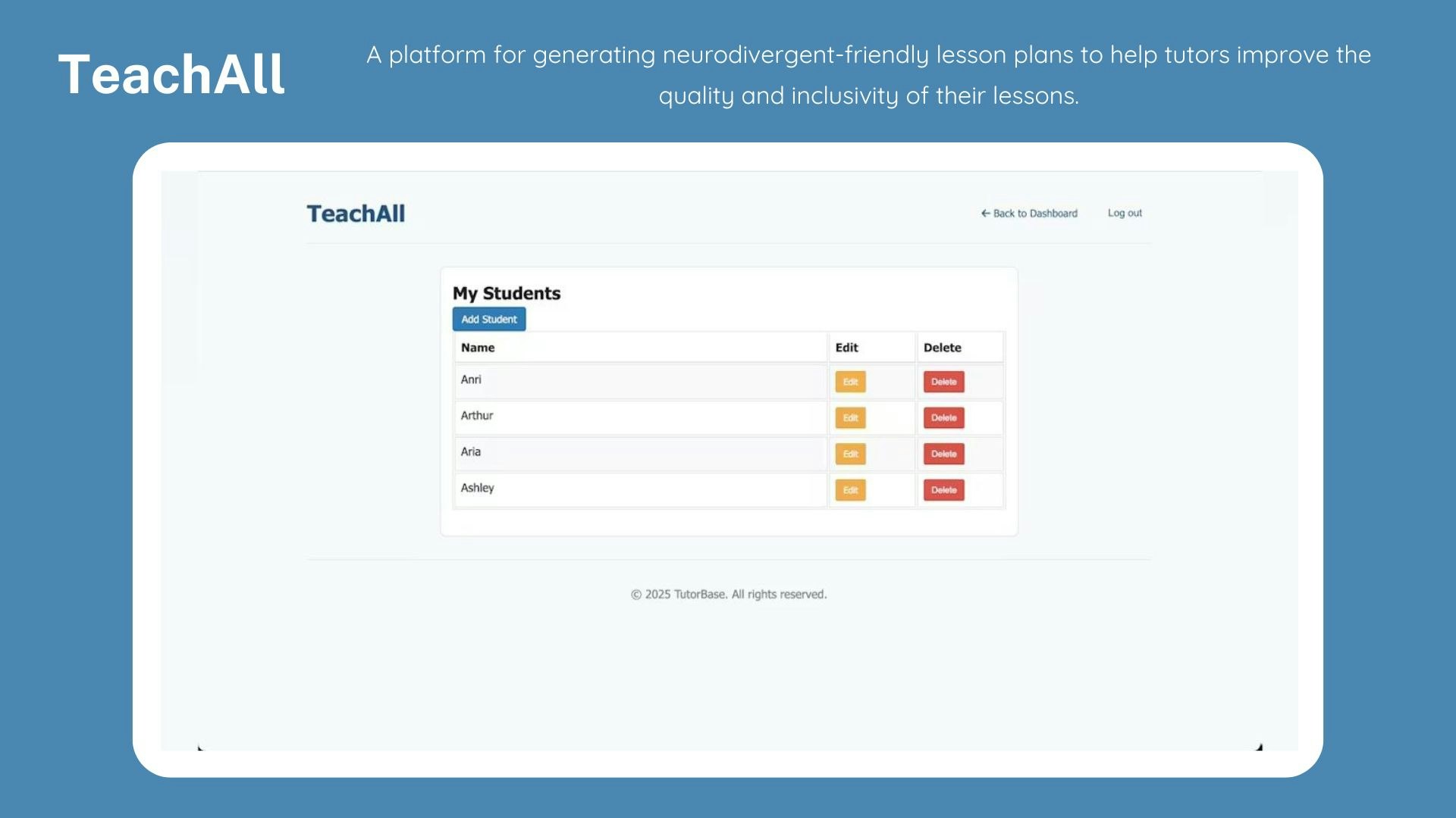 TeachAII - Screenshot 3 showing product features and functionality