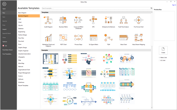 Edraw Max gallery image