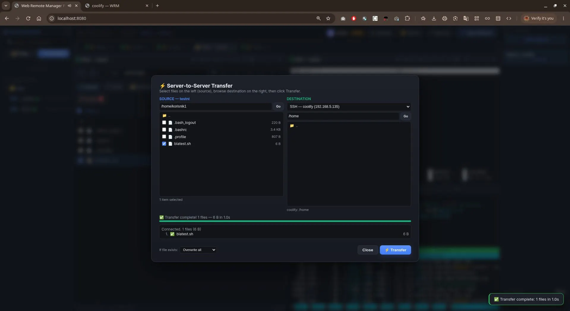 Web Remote Manager PRO (WRM) gallery image