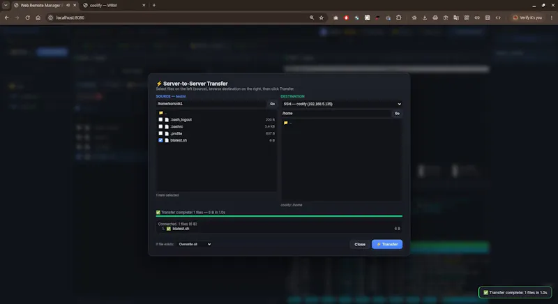 Web Remote Manager PRO (WRM) screenshot 6