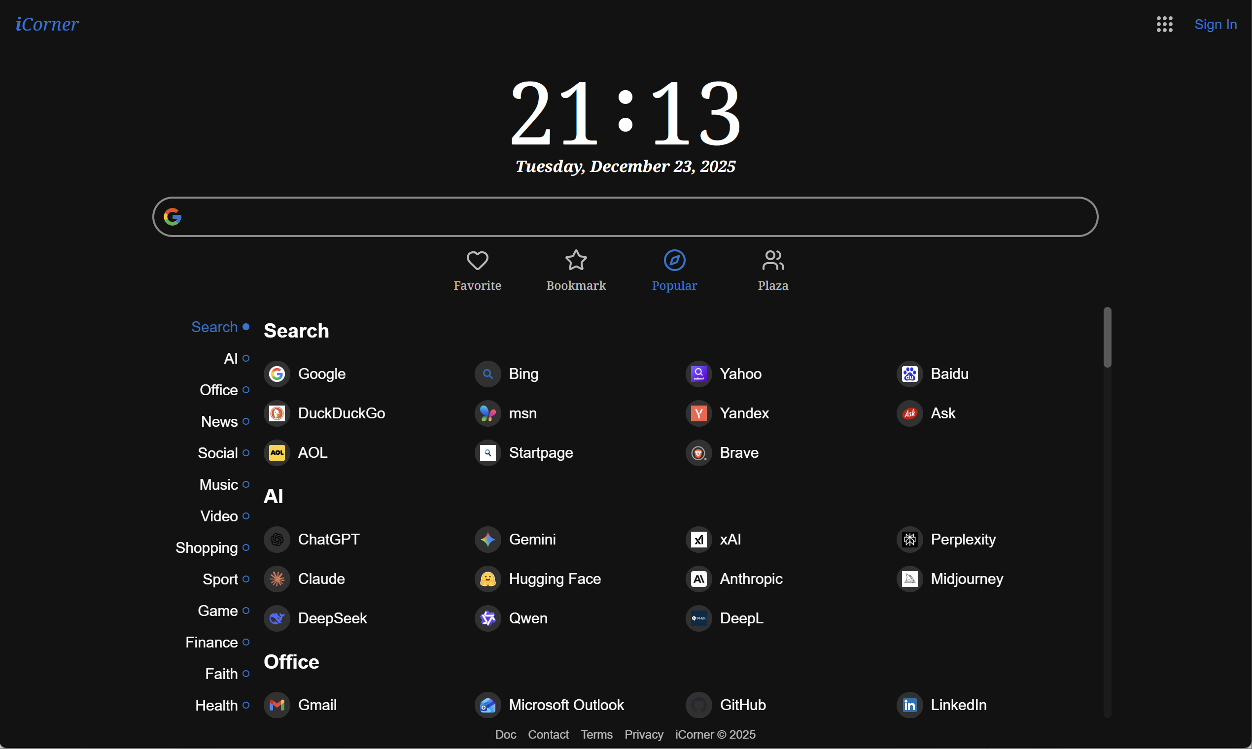 iCorner - Screenshot 2 showing product features and functionality