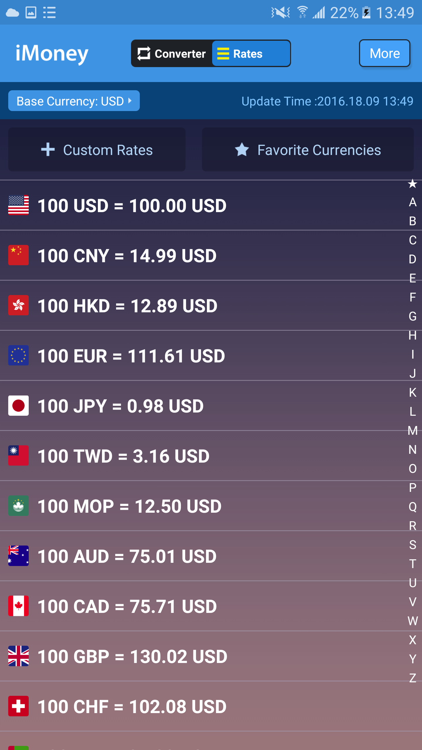 iMoney - Currency Converter for Android gallery image