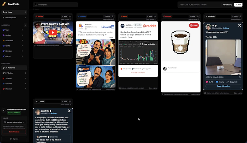 SavePosts screenshot 3