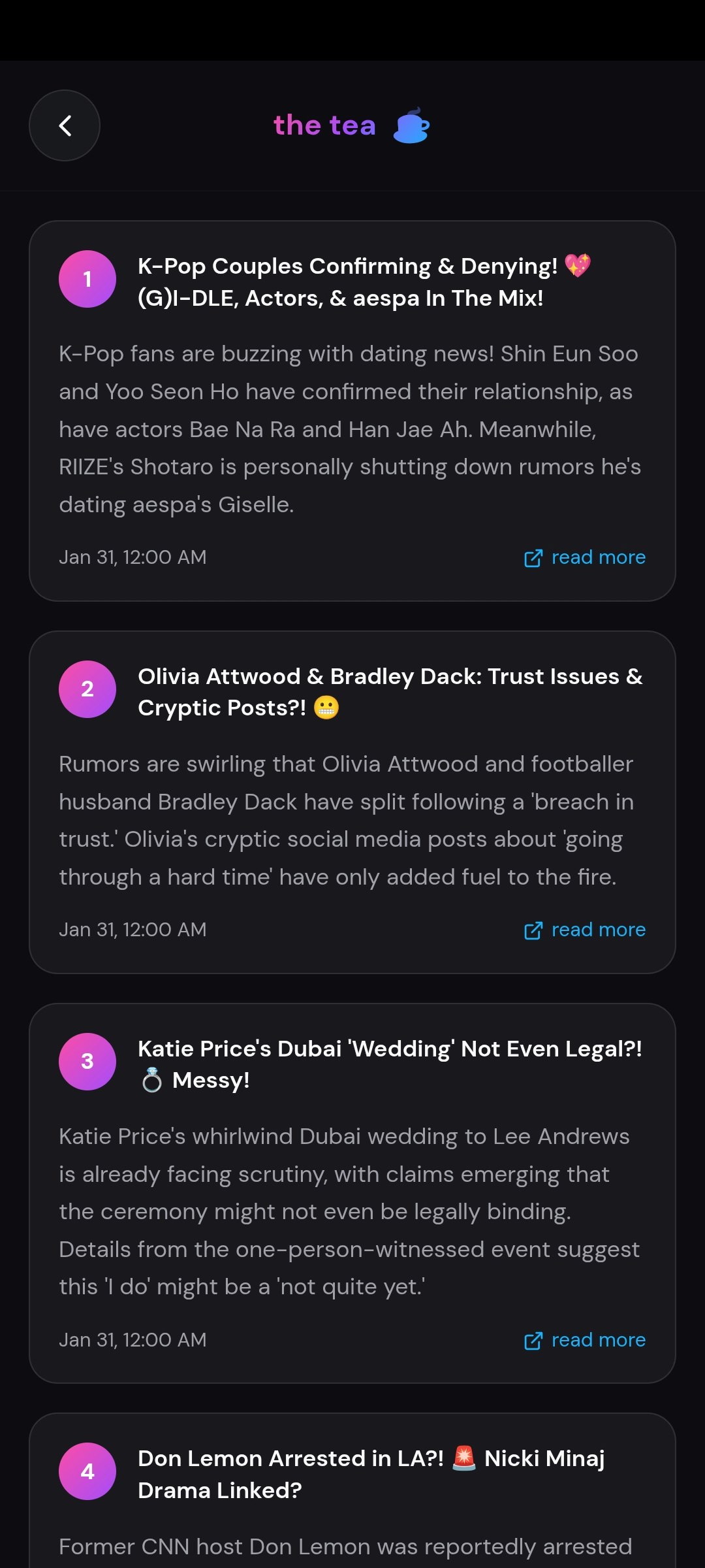 NoCap News - Screenshot 3 showing product features and functionality
