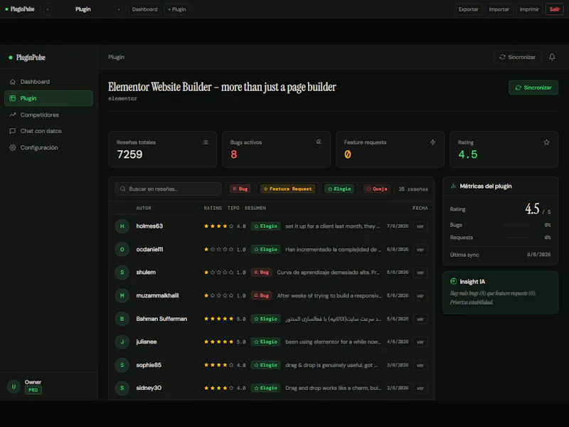 PluginPulse screenshot 4