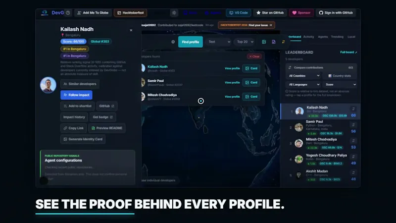 DevGlobe screenshot 1 (video preview)