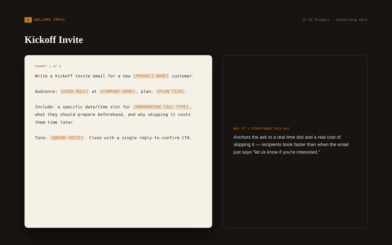 15 Prompts 2 Cut SaaS Onboarding in 1/2 screenshot 3
